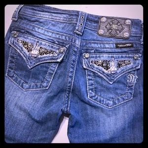 Miss Me Girls Jean Capris Size 10 GUC!